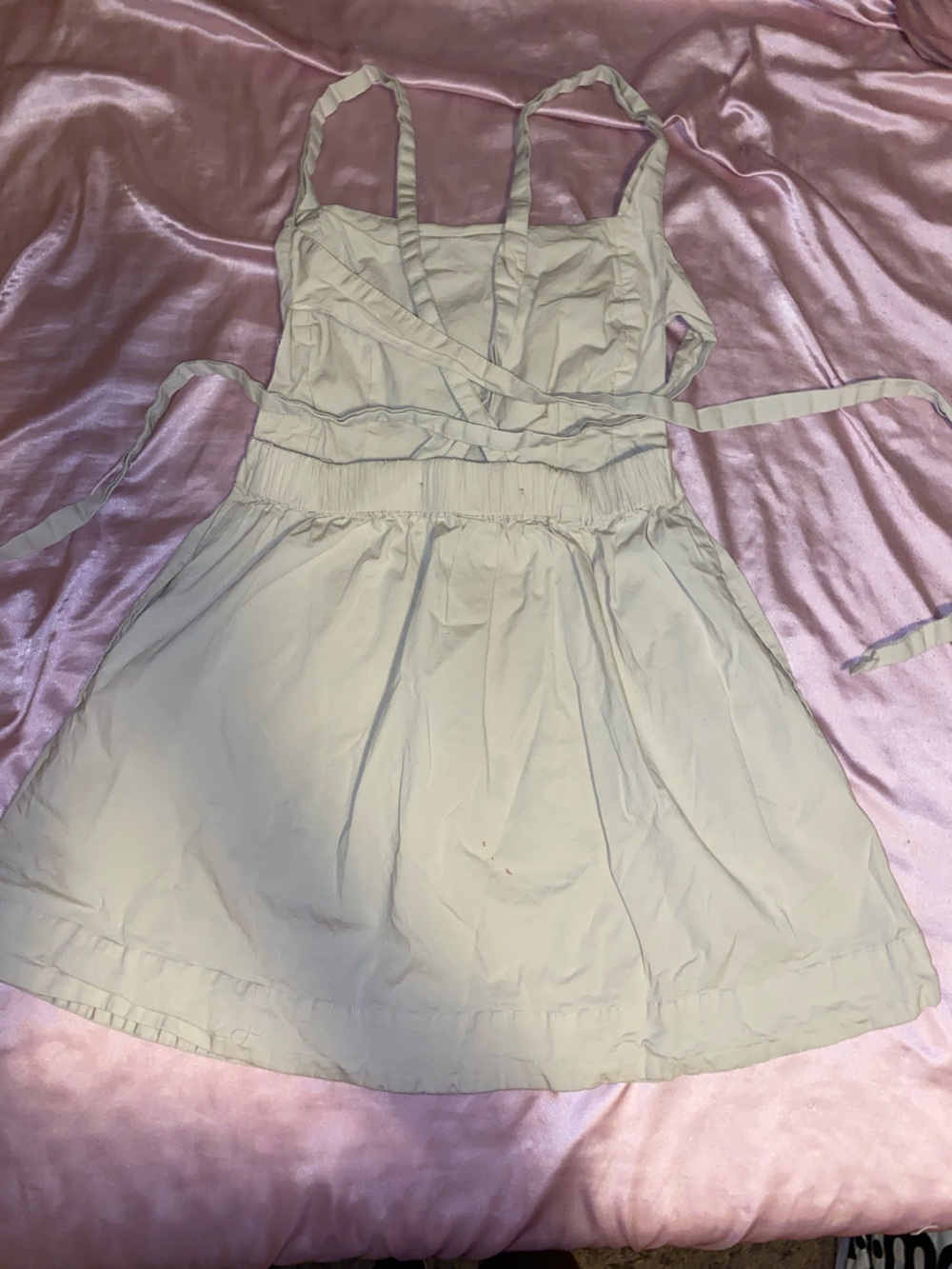 Free People Cream Sleeveless backless Free People Sundress - Picture 2 of 4